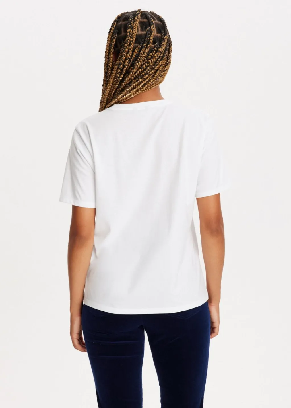 Basics|T-Shirts<The Sting T-shirt met logo wit