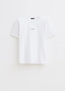 Basics|T-Shirts<The Sting T-shirt met logo wit
