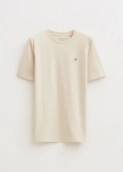 T-Shirts<The Sting T-shirt met logo lichtzand