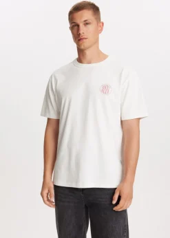 T-Shirts<The Sting T-shirt met logo wit, off-white