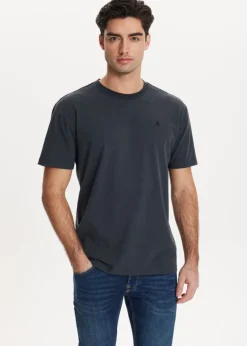 T-Shirts<The Sting T-shirt met logo antraciet