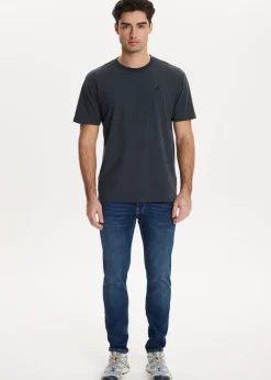 T-Shirts<The Sting T-shirt met logo antraciet