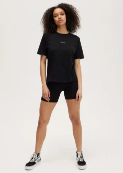 Basics|T-Shirts<The Sting T-shirt met logo zwart