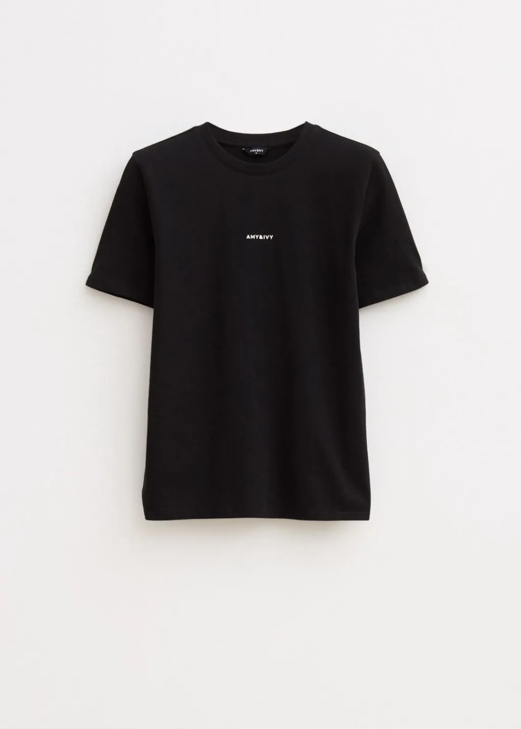 Basics|T-Shirts<The Sting T-shirt met logo zwart