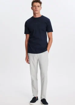 T-Shirts<The Sting T-shirt met merk donkerblauw