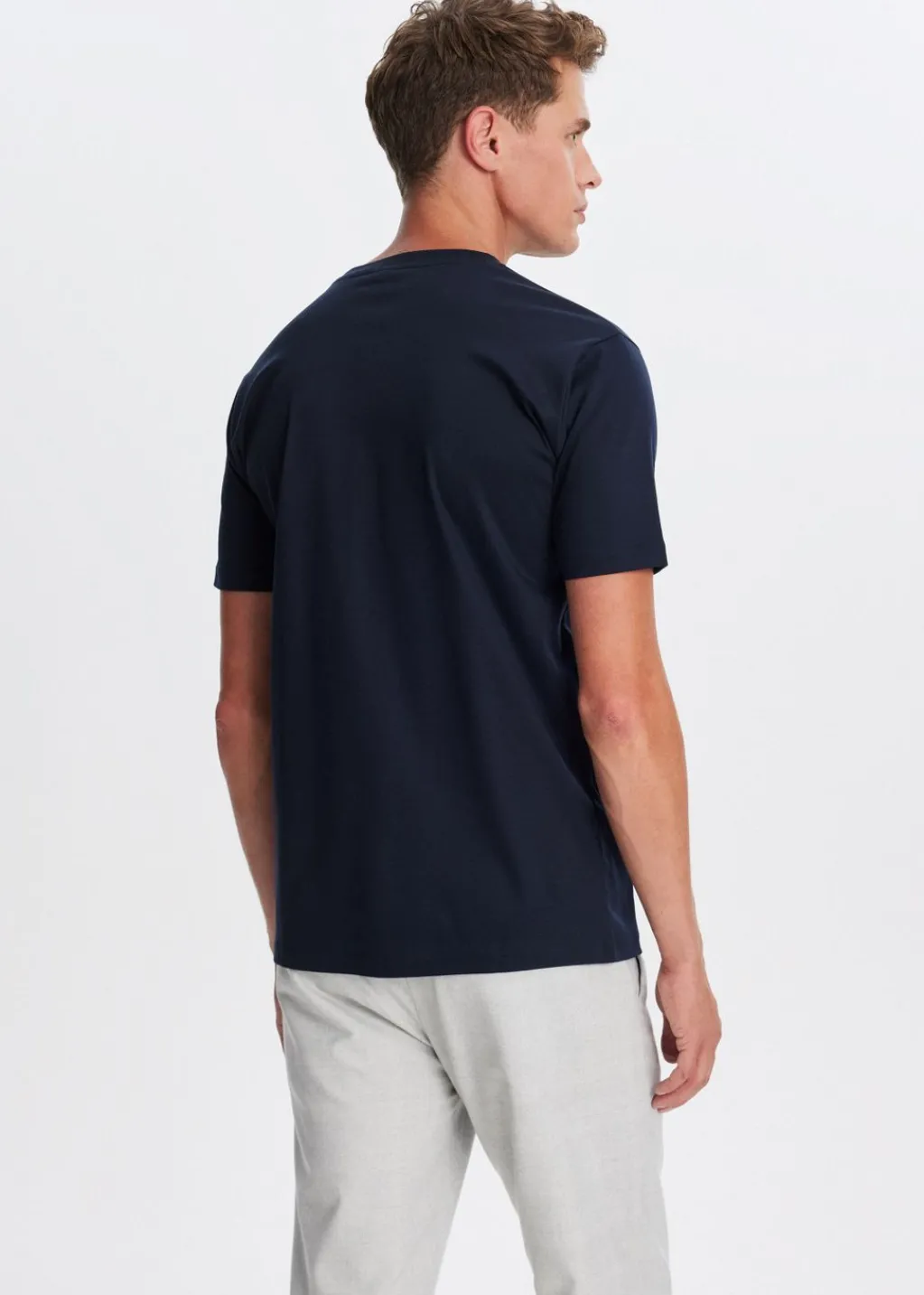 T-Shirts<The Sting T-shirt met merk donkerblauw