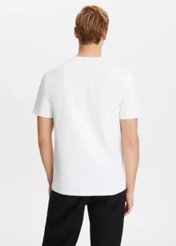 T-Shirts<The Sting T-shirt met merk logo wit