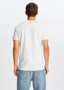 T-Shirts<The Sting T-shirt met merk logo wit