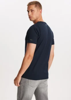 T-Shirts<The Sting T-shirt met merk logo donkerblauw