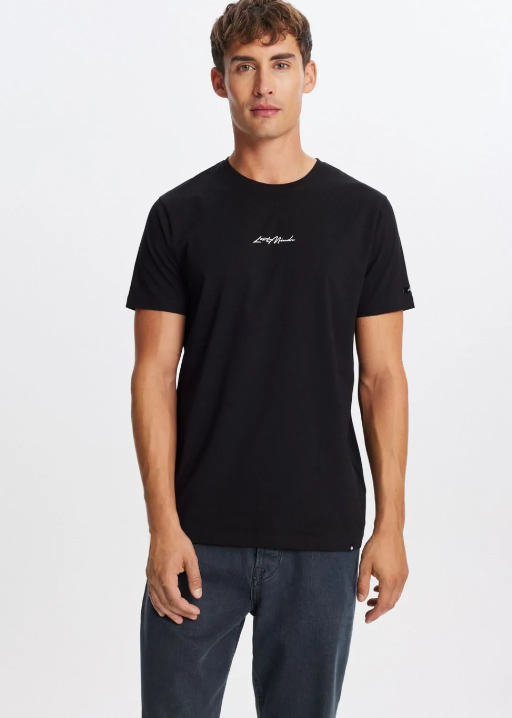 T-Shirts<The Sting T-shirt met merk logo zwart
