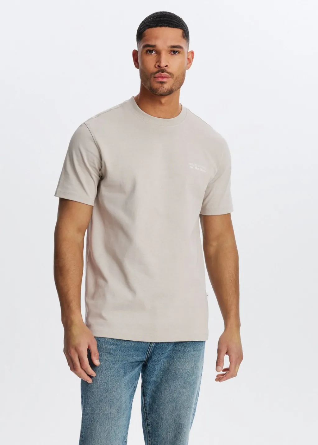 T-Shirts<The Sting T-shirt met merk logo kit, donker