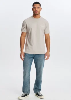 T-Shirts<The Sting T-shirt met merk logo kit, donker