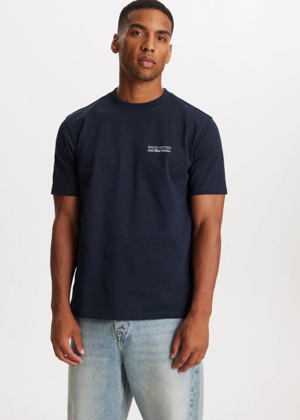 T-Shirts<The Sting T-shirt met merk logo donkerblauw