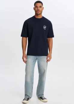 T-Shirts<The Sting T-shirt met original print donkerblauw
