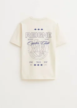 T-Shirts<The Sting T-shirt met print reigne ecru