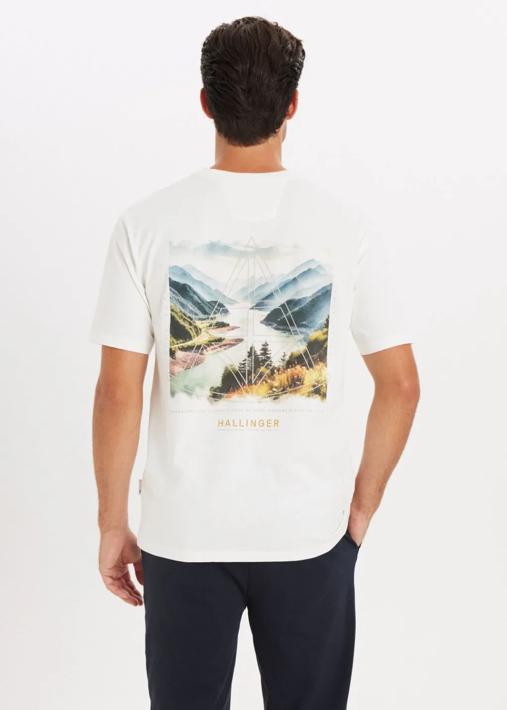 T-Shirts<The Sting T-shirt met print rivier wit, off-white
