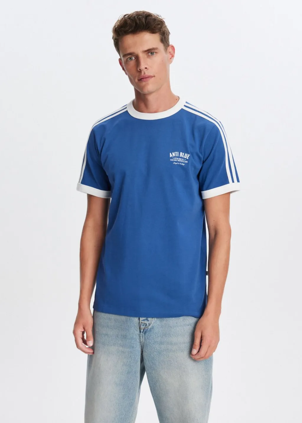 T-Shirts<The Sting T-shirt retro ride blauw