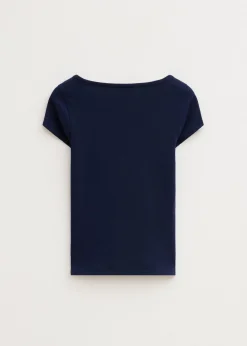 Basics|T-Shirts<The Sting T-shirt zacht donkerblauw