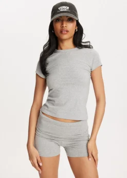 Basics|T-Shirts<The Sting T-shirt zacht grijs, licht melee