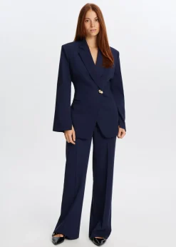 Blazers En Gilets<The Sting Twill blazer met knoop donkerblauw