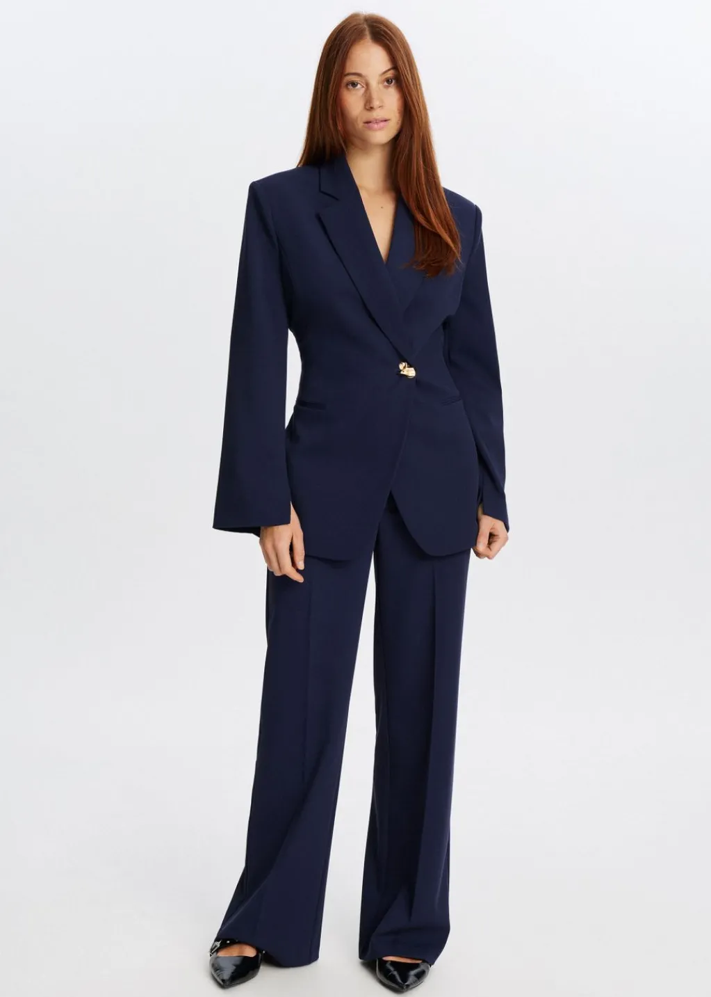 Blazers En Gilets<The Sting Twill blazer met knoop donkerblauw