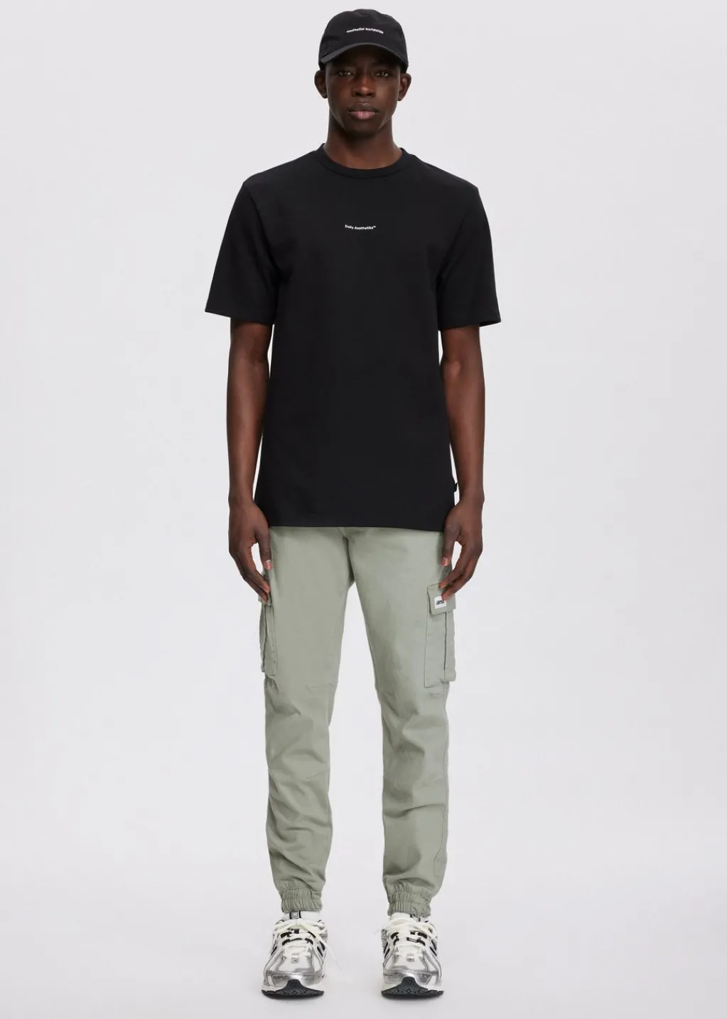 Broeken<The Sting Twill cargobroek salie groen