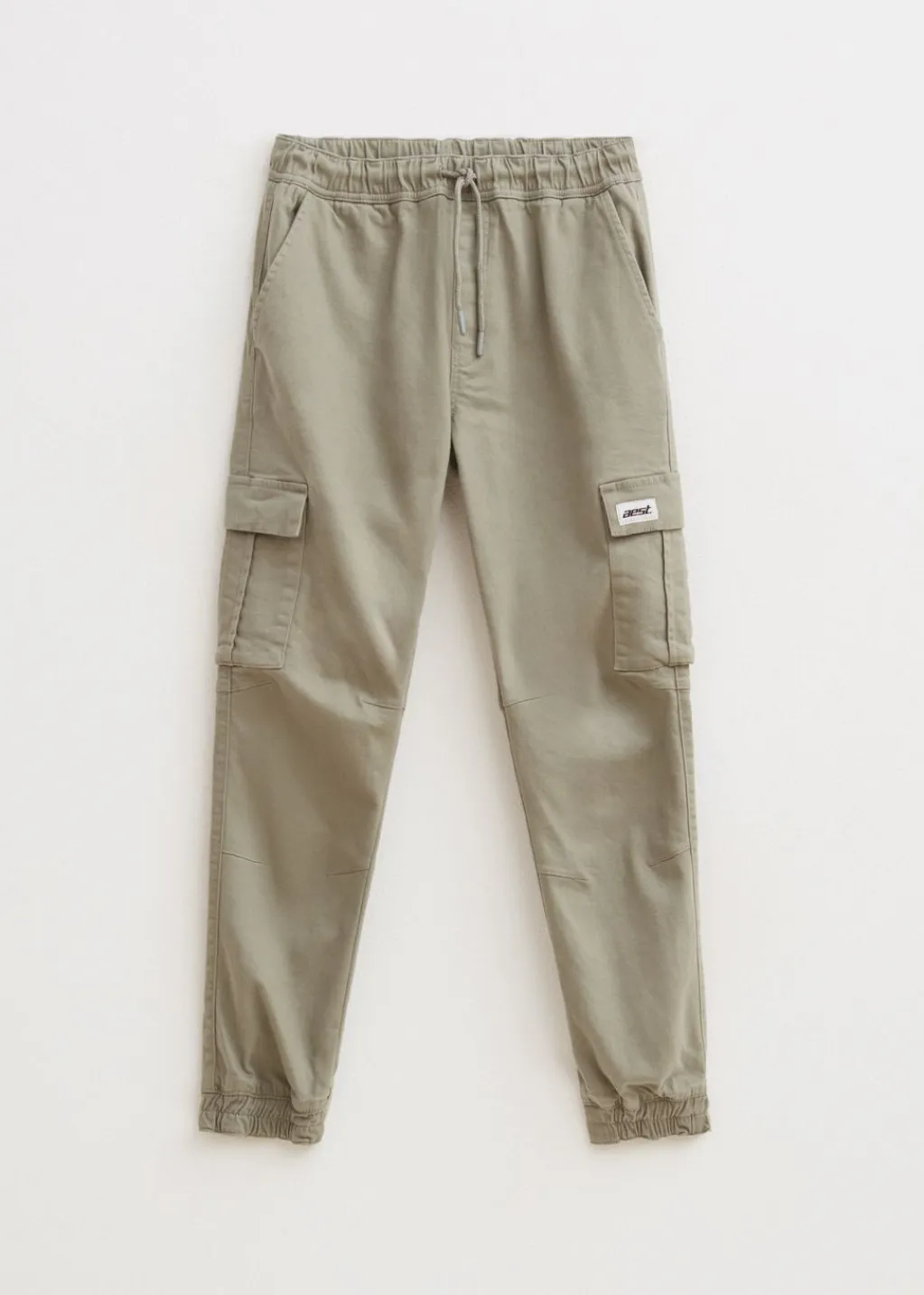 Broeken<The Sting Twill cargobroek salie groen