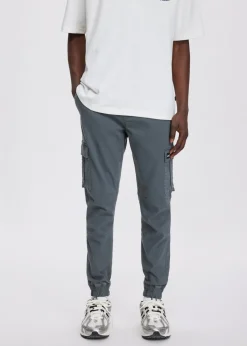 Broeken<The Sting Twill cargobroek donkergrijs