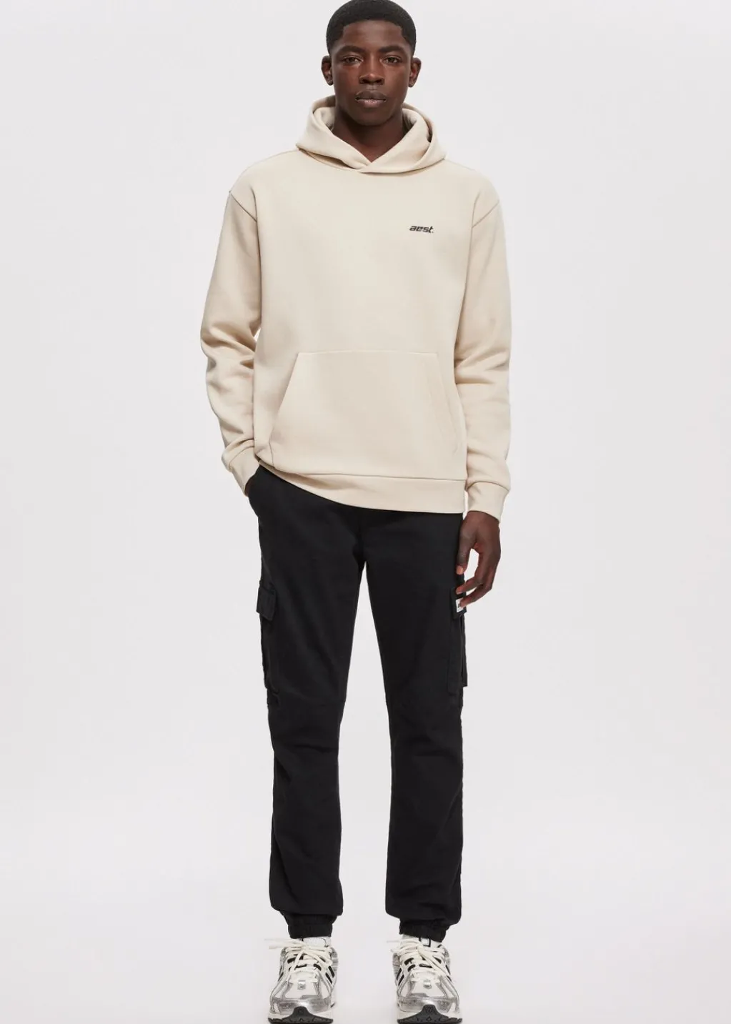 Broeken<The Sting Twill cargobroek zwart