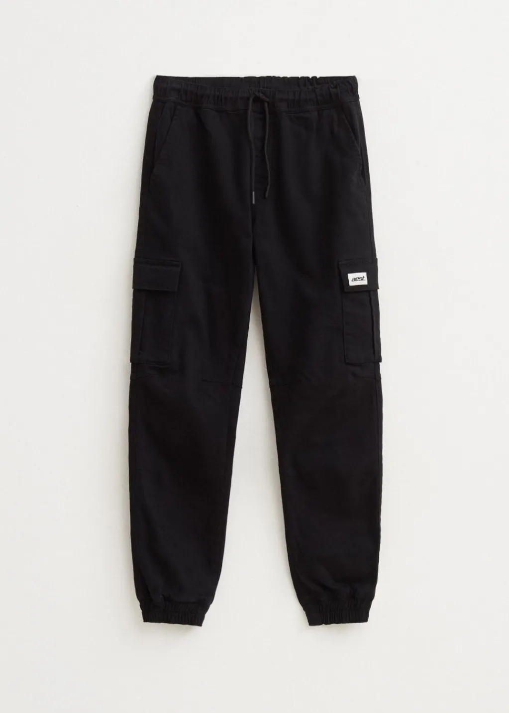 Broeken<The Sting Twill cargobroek zwart