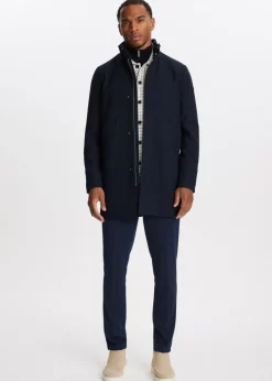 Jassen<The Sting Twill overcoat donkerblauw