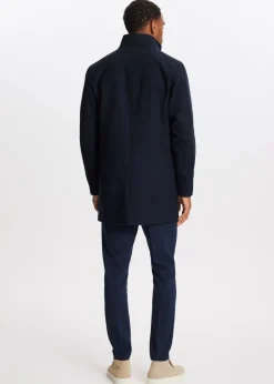 Jassen<The Sting Twill overcoat donkerblauw