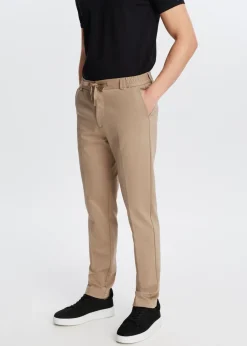 Broeken<The Sting Twill pantalon soft mocca