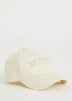 Petten<The Sting Twill pet met Amy print wit, off-white
