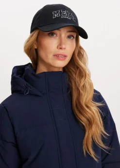 Petten<The Sting Twill pet met print donkerblauw