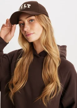Petten<The Sting Twill pet met print donkerbruin