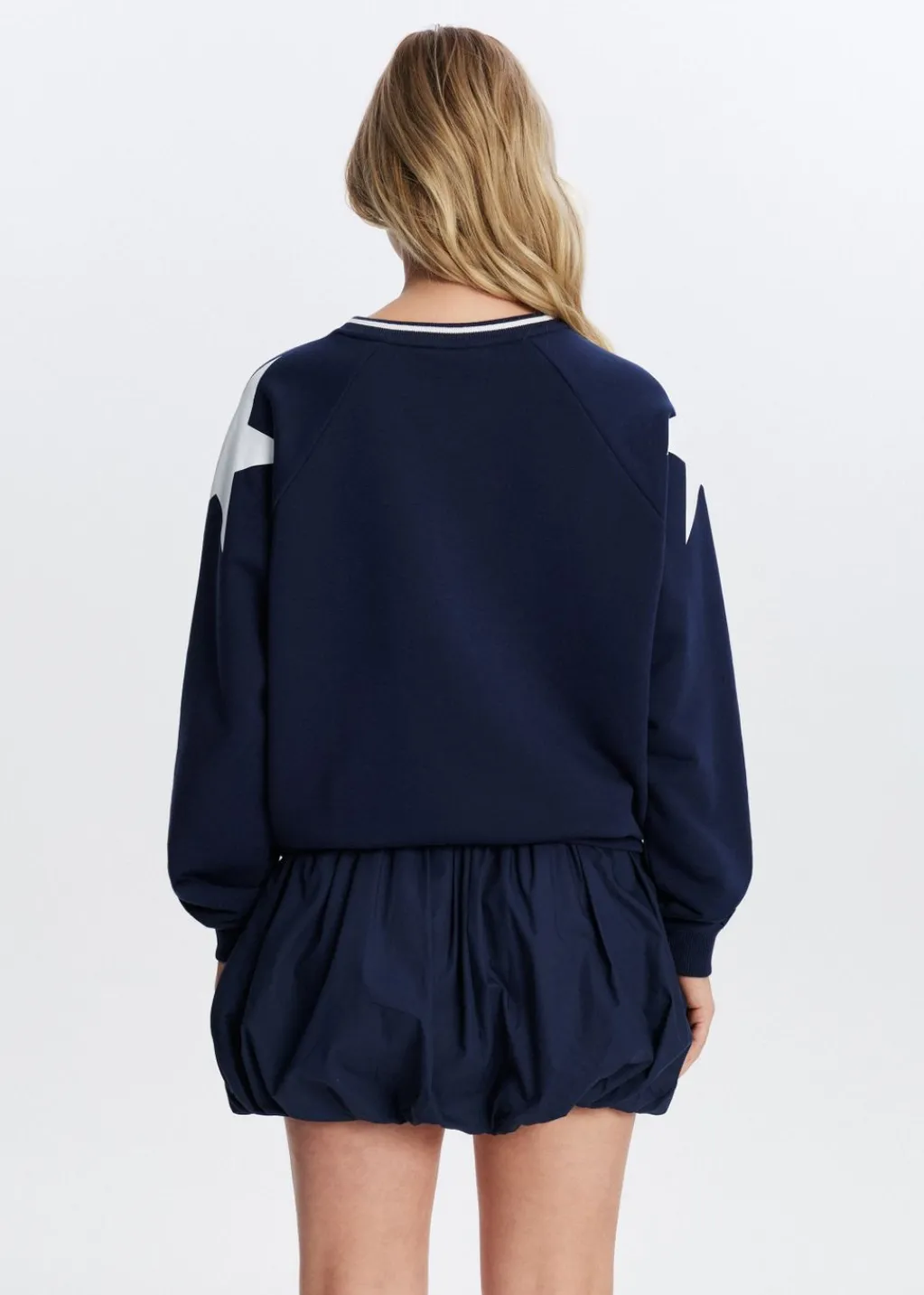 Sweaters En Hoodies<The Sting Varsity sweater donkerblauw