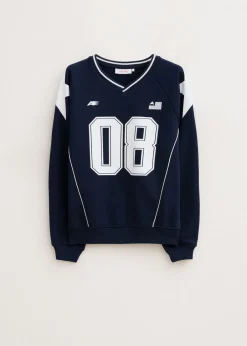 Sweaters En Hoodies<The Sting Varsity sweater donkerblauw