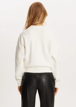 Truien En Vesten<The Sting Varsity trui Paris wit, off-white