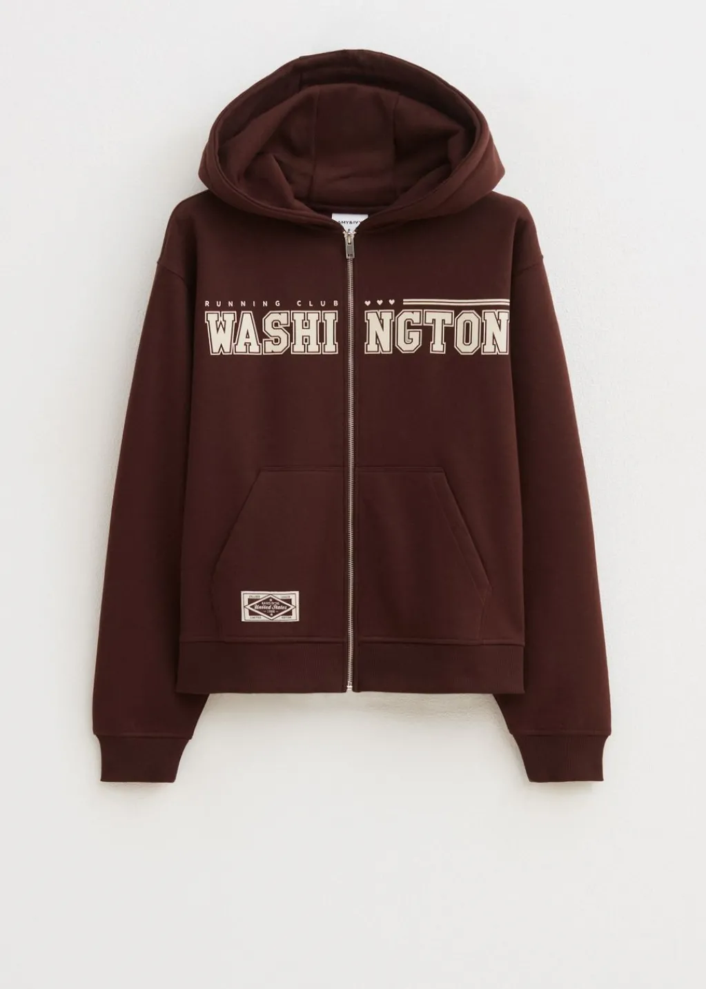 Truien En Vesten<The Sting Varsity vest donkerbruin