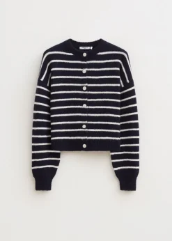 Truien En Vesten<The Sting Vest met balloon mouwen blauw, middernacht