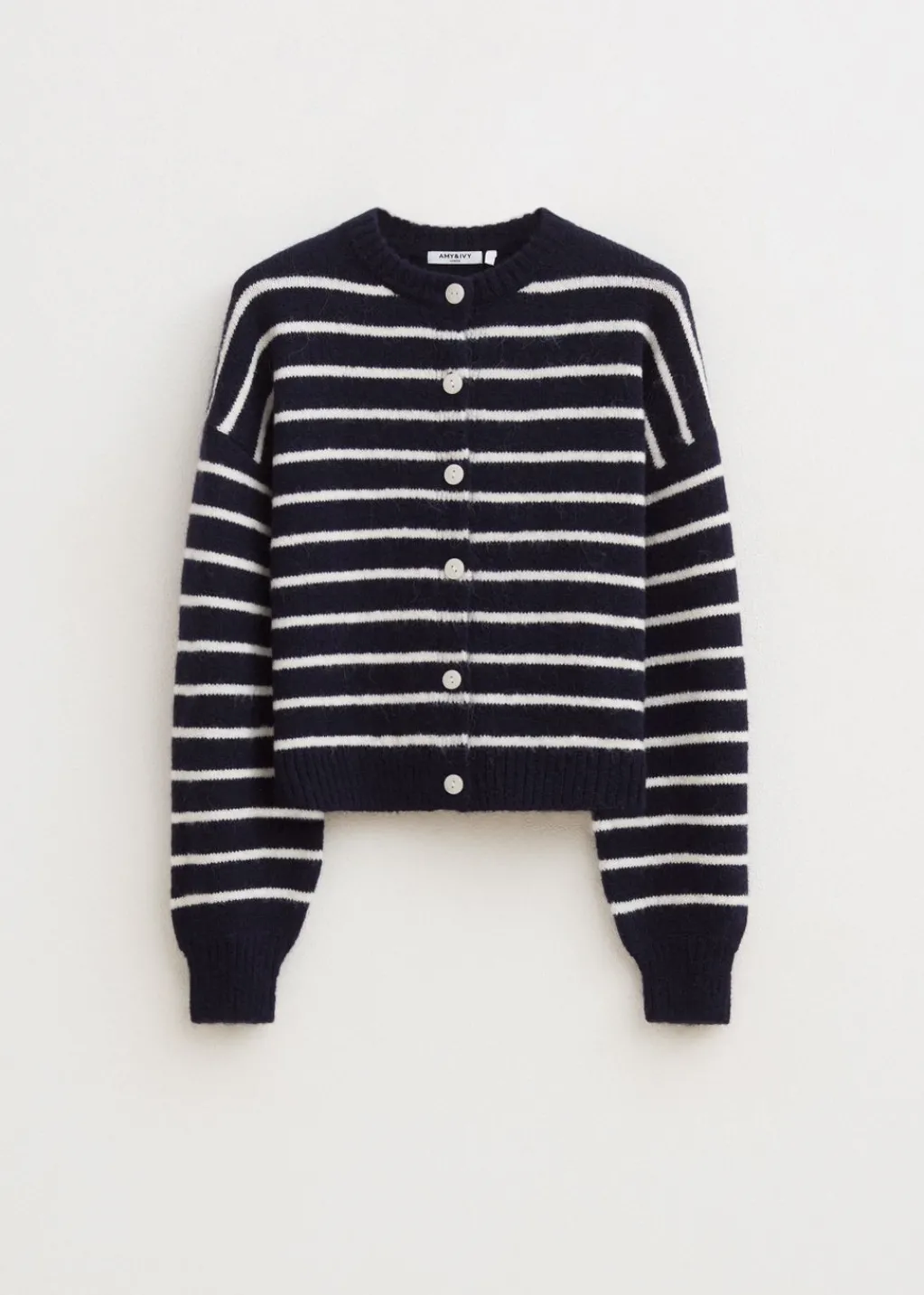 Truien En Vesten<The Sting Vest met balloon mouwen blauw, middernacht