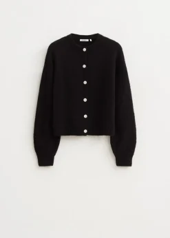 Truien En Vesten<The Sting Vest met balloon mouwen zwart