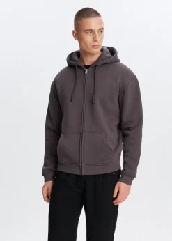 Truien En Vesten<The Sting Vest met capuchon choco