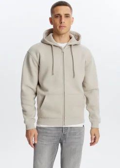 Truien En Vesten<The Sting Vest met capuchon grijs