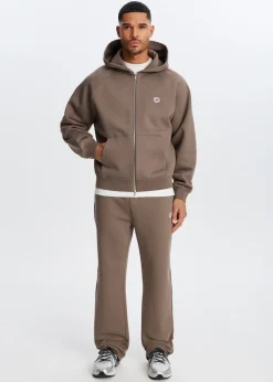 Truien En Vesten<The Sting Vest met logo taupe, dark