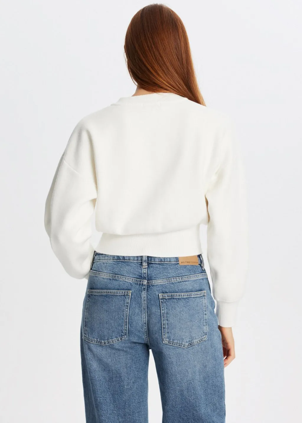 Truien En Vesten<The Sting Vest met pofdetail wit, off-white