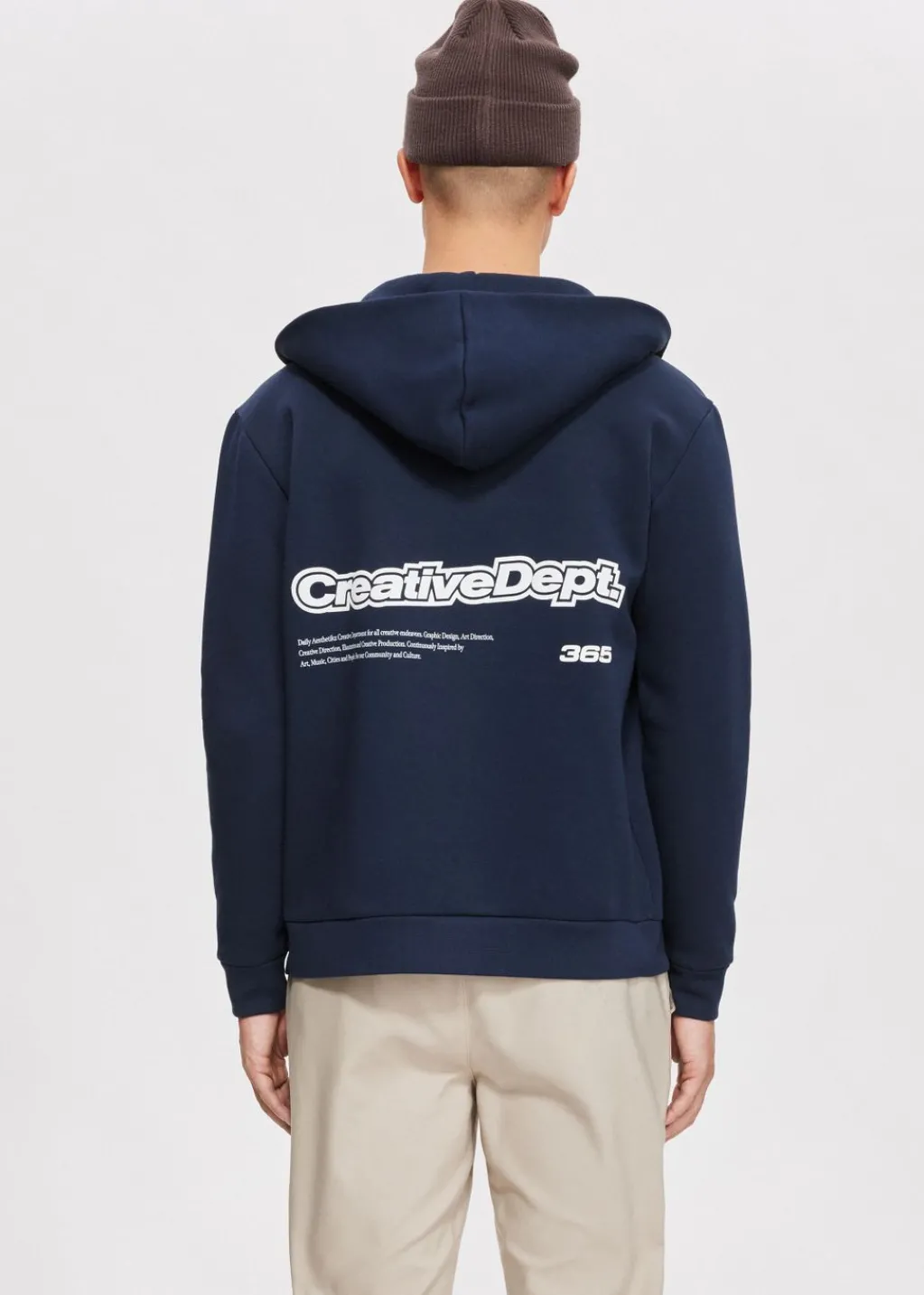 Sweaters En Hoodies|Truien En Vesten<The Sting Vest met print culture donkerblauw