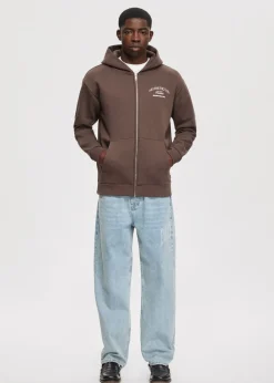 Sweaters En Hoodies|Truien En Vesten<The Sting Vest met print uni bruin