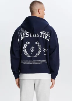 Sweaters En Hoodies|Truien En Vesten<The Sting Vest world champs donkerblauw
